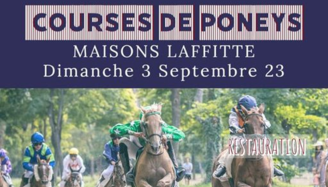 courses poneys Maisons-Laffitte