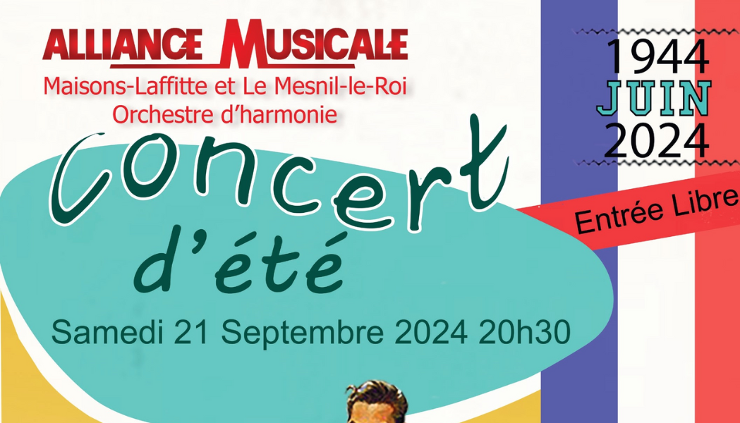 concert d'été alliance musicale Maisons-Laffitte