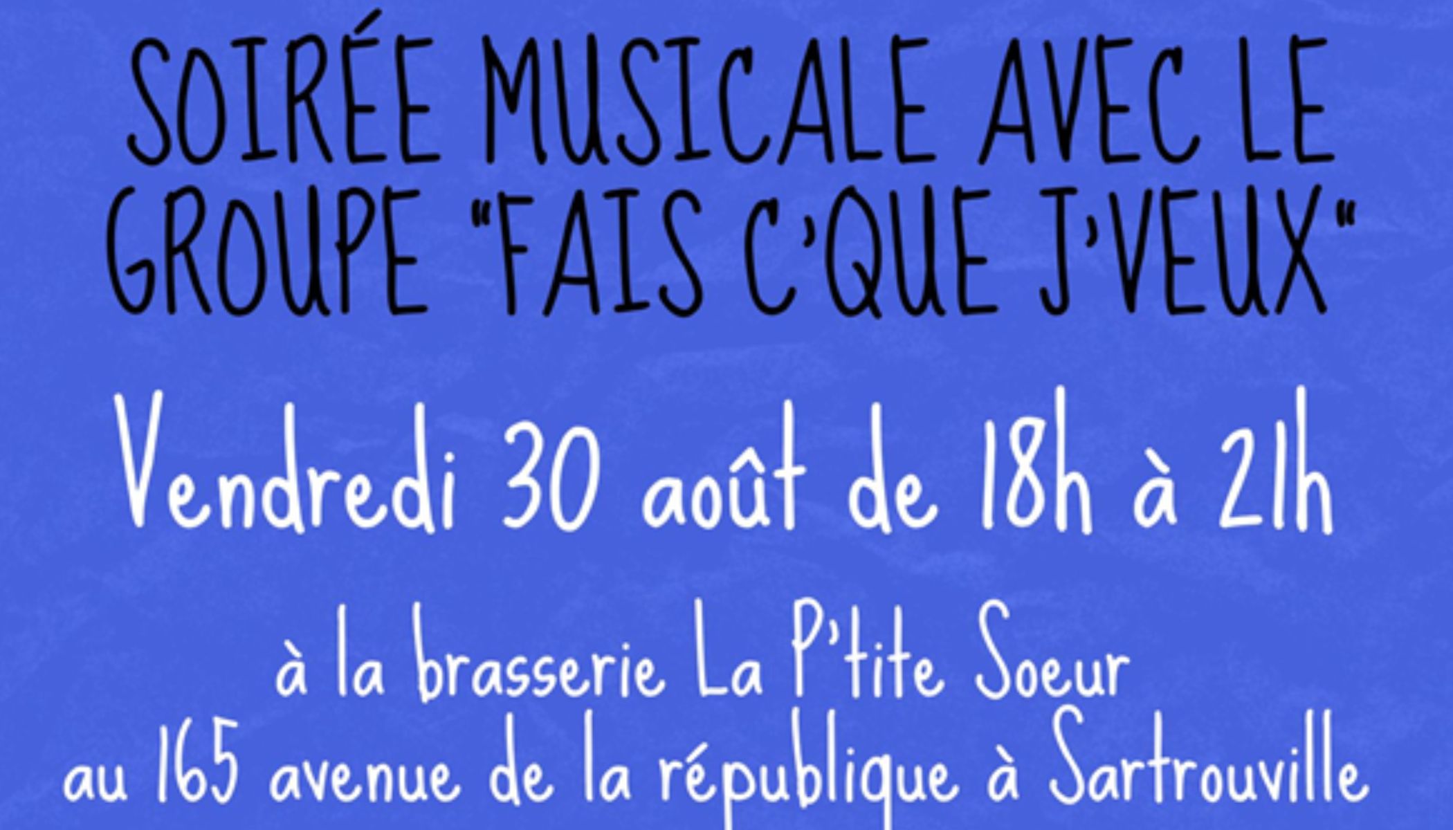 soiree musicale la ptite soeur