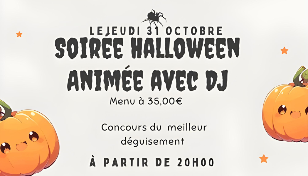 SOIREE HALLOWEEN AU RESTAURANT LA FORET